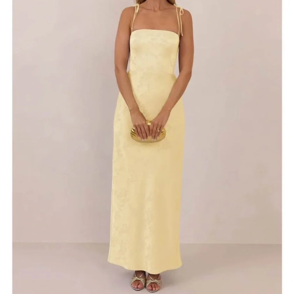 Park & Fifth Yellow Lenore Dress - Picture 4 of 5